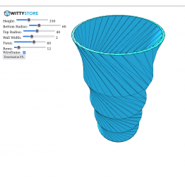 Creador de masetas 3D imprimibles